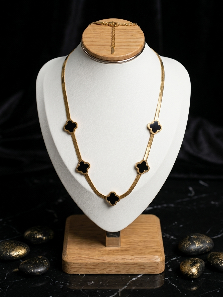 Gold-tone chain necklace