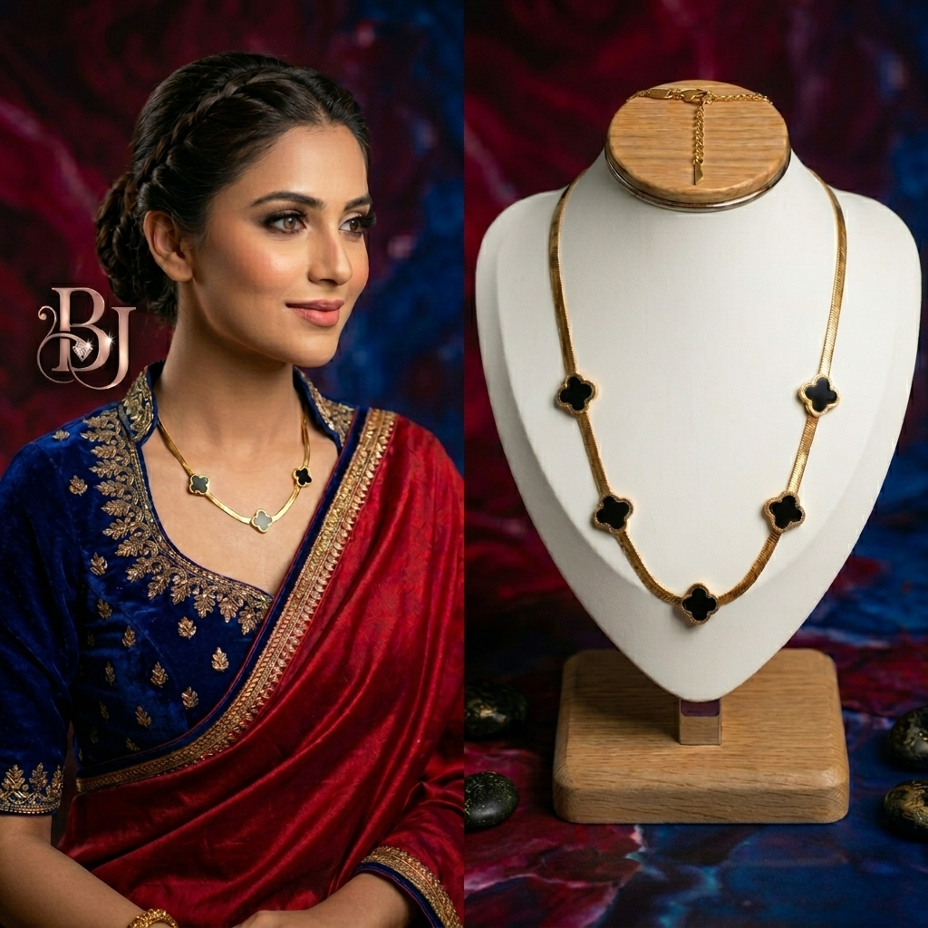 Gold-tone chain necklace