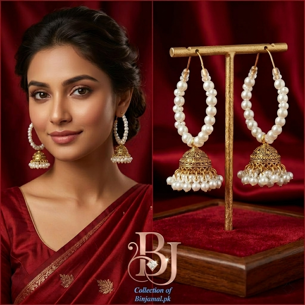 Golden Bali earrings