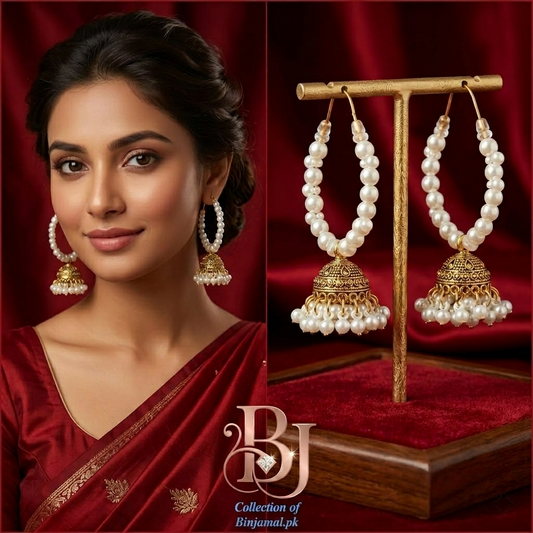Golden Bali earrings